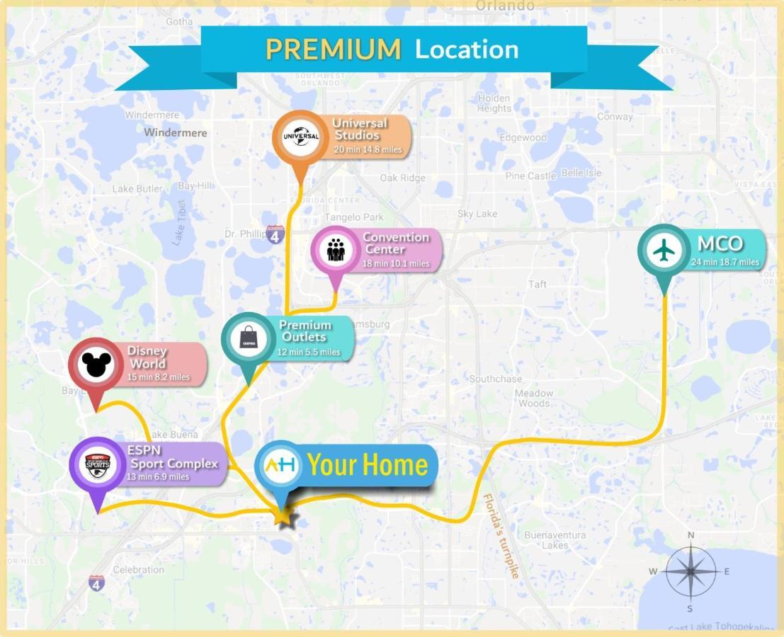 Splendid Thematic 2Br With Waterpark Apartamento Kissimmee Exterior foto